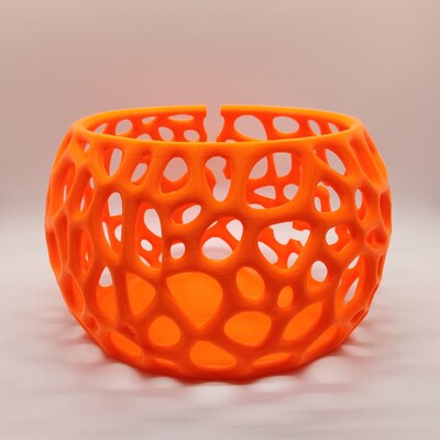 8 Voronoi Yarn Bowl (with or without lid) - Multiple colors available